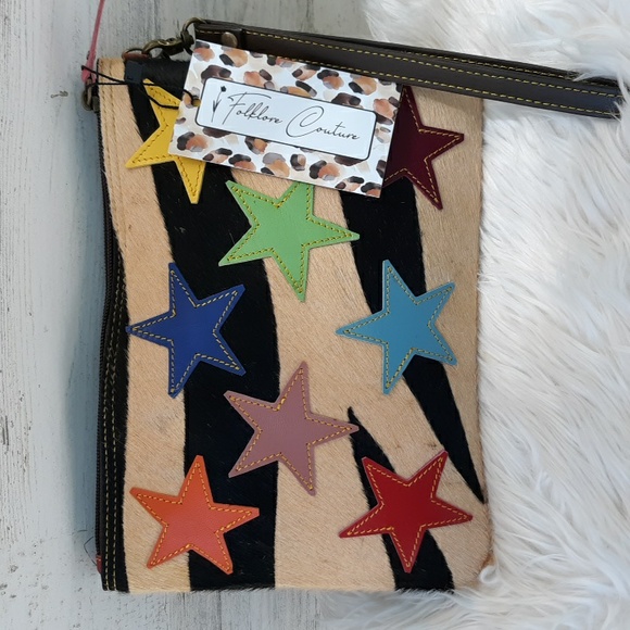 Colorful Star Pattern Clutch - Picture 11 of 11